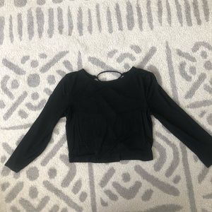 Lulu’s Crop Top with lace up back